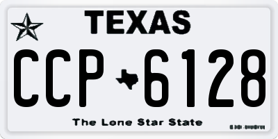 TX license plate CCP6128