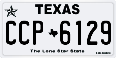 TX license plate CCP6129