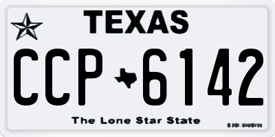 TX license plate CCP6142