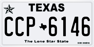 TX license plate CCP6146