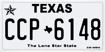 TX license plate CCP6148