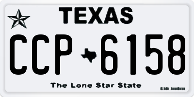 TX license plate CCP6158