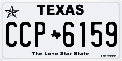 TX license plate CCP6159