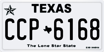 TX license plate CCP6168