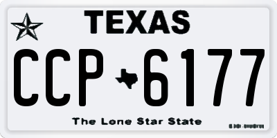 TX license plate CCP6177