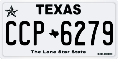 TX license plate CCP6279