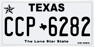 TX license plate CCP6282