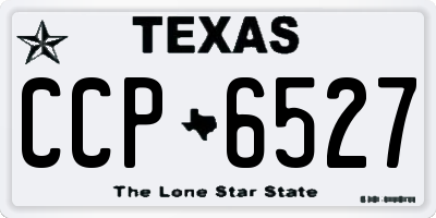 TX license plate CCP6527