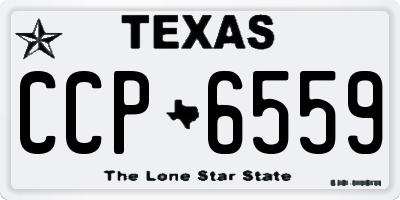TX license plate CCP6559