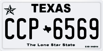 TX license plate CCP6569
