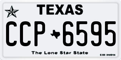 TX license plate CCP6595
