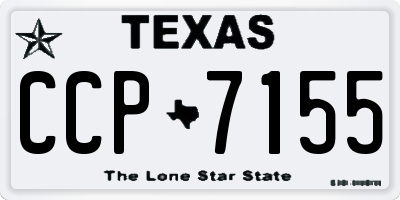 TX license plate CCP7155