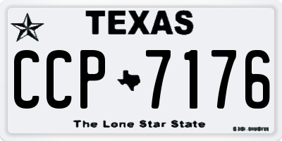 TX license plate CCP7176