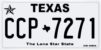 TX license plate CCP7271