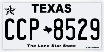 TX license plate CCP8529