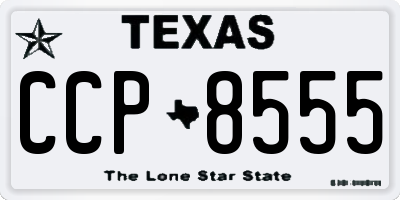 TX license plate CCP8555