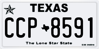 TX license plate CCP8591