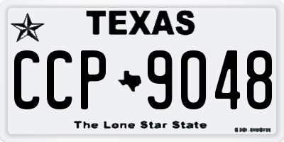 TX license plate CCP9048