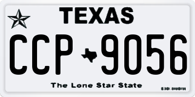 TX license plate CCP9056