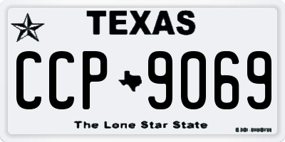 TX license plate CCP9069