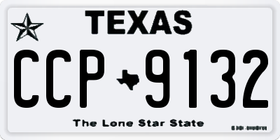 TX license plate CCP9132
