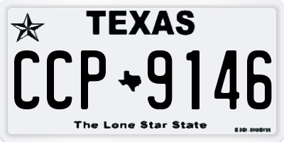 TX license plate CCP9146