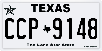 TX license plate CCP9148