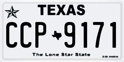 TX license plate CCP9171