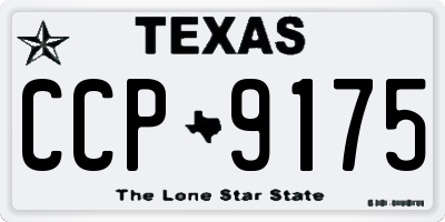 TX license plate CCP9175