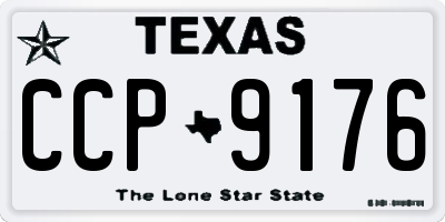 TX license plate CCP9176