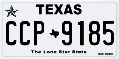 TX license plate CCP9185
