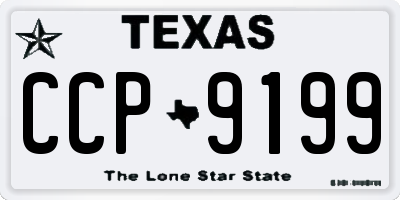 TX license plate CCP9199