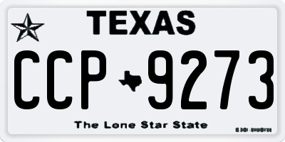 TX license plate CCP9273