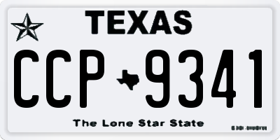 TX license plate CCP9341