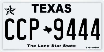 TX license plate CCP9444
