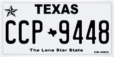 TX license plate CCP9448