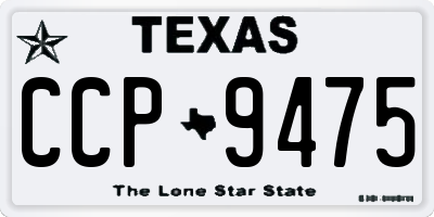 TX license plate CCP9475