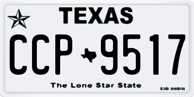 TX license plate CCP9517