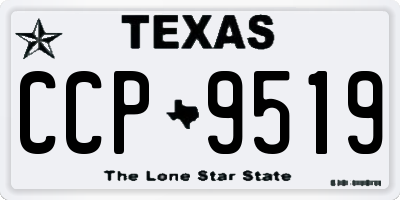 TX license plate CCP9519