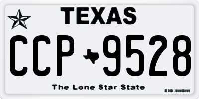 TX license plate CCP9528