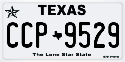 TX license plate CCP9529