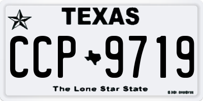 TX license plate CCP9719