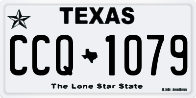 TX license plate CCQ1079