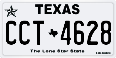 TX license plate CCT4628