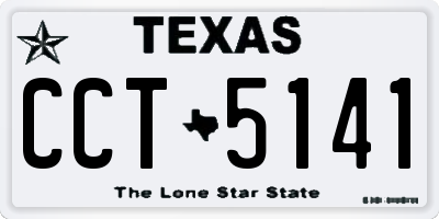 TX license plate CCT5141