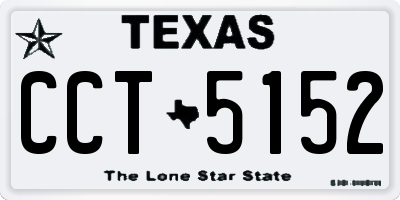 TX license plate CCT5152
