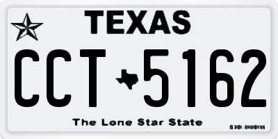 TX license plate CCT5162