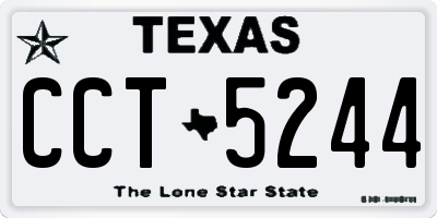 TX license plate CCT5244