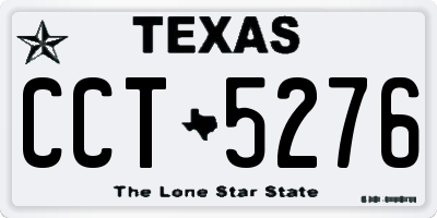 TX license plate CCT5276