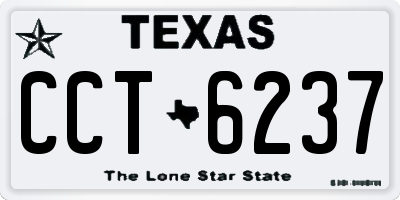 TX license plate CCT6237